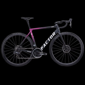Factor O2 (Only Frame + Fork) - Colour Midnight Pink