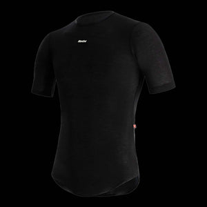 Santini Dry Winter Baselayer Short Sleeve (Black)