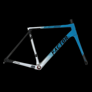 Factor O2 Rim Brake (Only Frame + Fork) - Colour Miami Blue