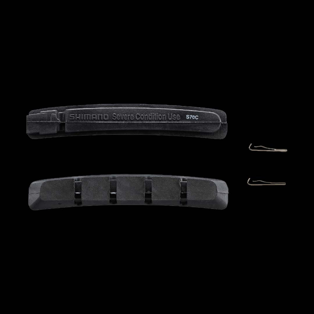 Shimano MTB Brake Shoe Set S70C Inserts Only (OEM Pack, No Box)